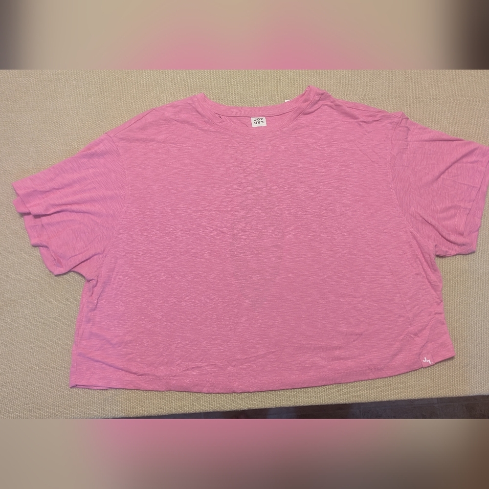 JoyLab Soft Pink Short Sleeve Tee